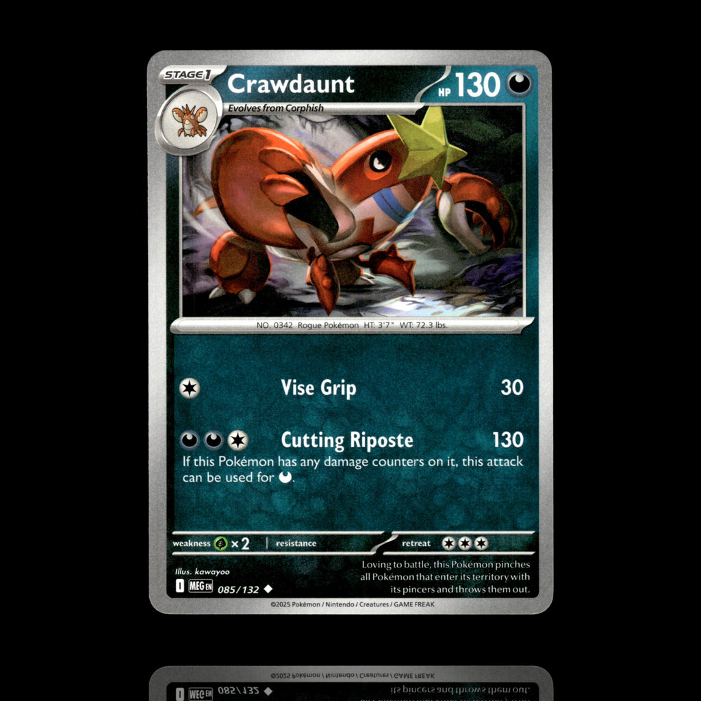 ▸ Crawdaunt | ME01: Mega Evolution | Uncommon | 085/132 | NM