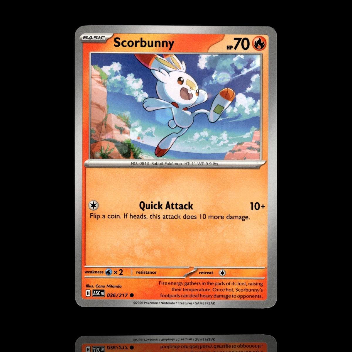 ▸ Scorbunny | ME: Ascended Heroes | Common | 036/217 | NM