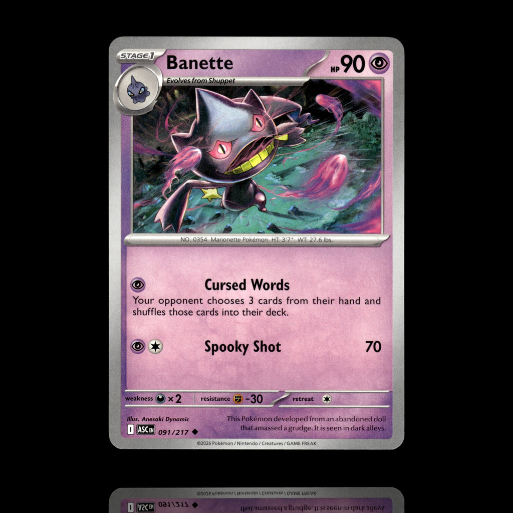 ▸ Banette | ME: Ascended Heroes | Uncommon | 091/217 | NM