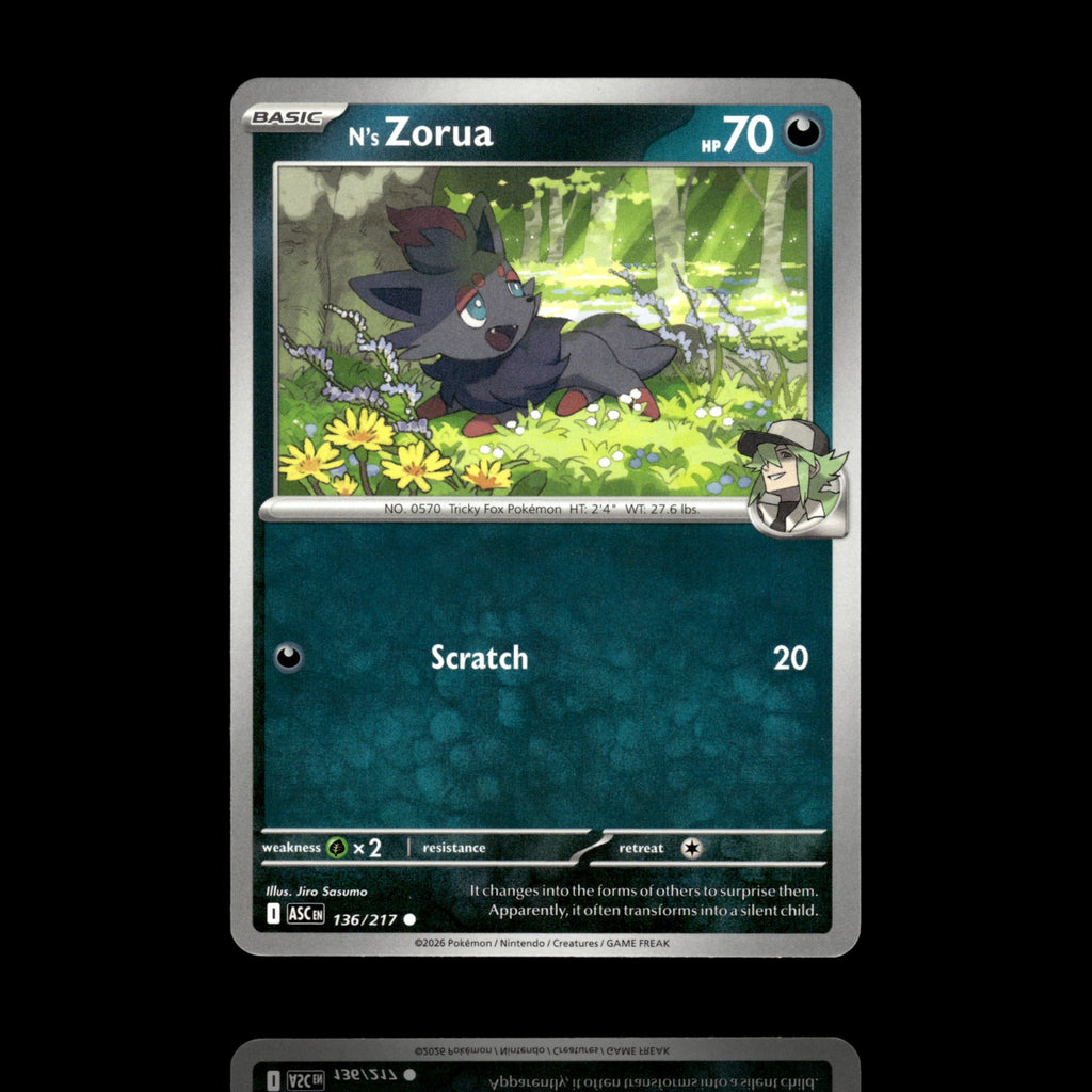 ▸ N's Zorua | ME: Ascended Heroes | Common | 136/217 | NM