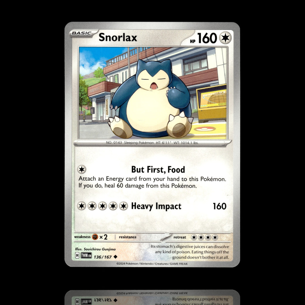 ▸ Snorlax | SV06: Twilight Masquerade | Uncommon | 136/167 | NM