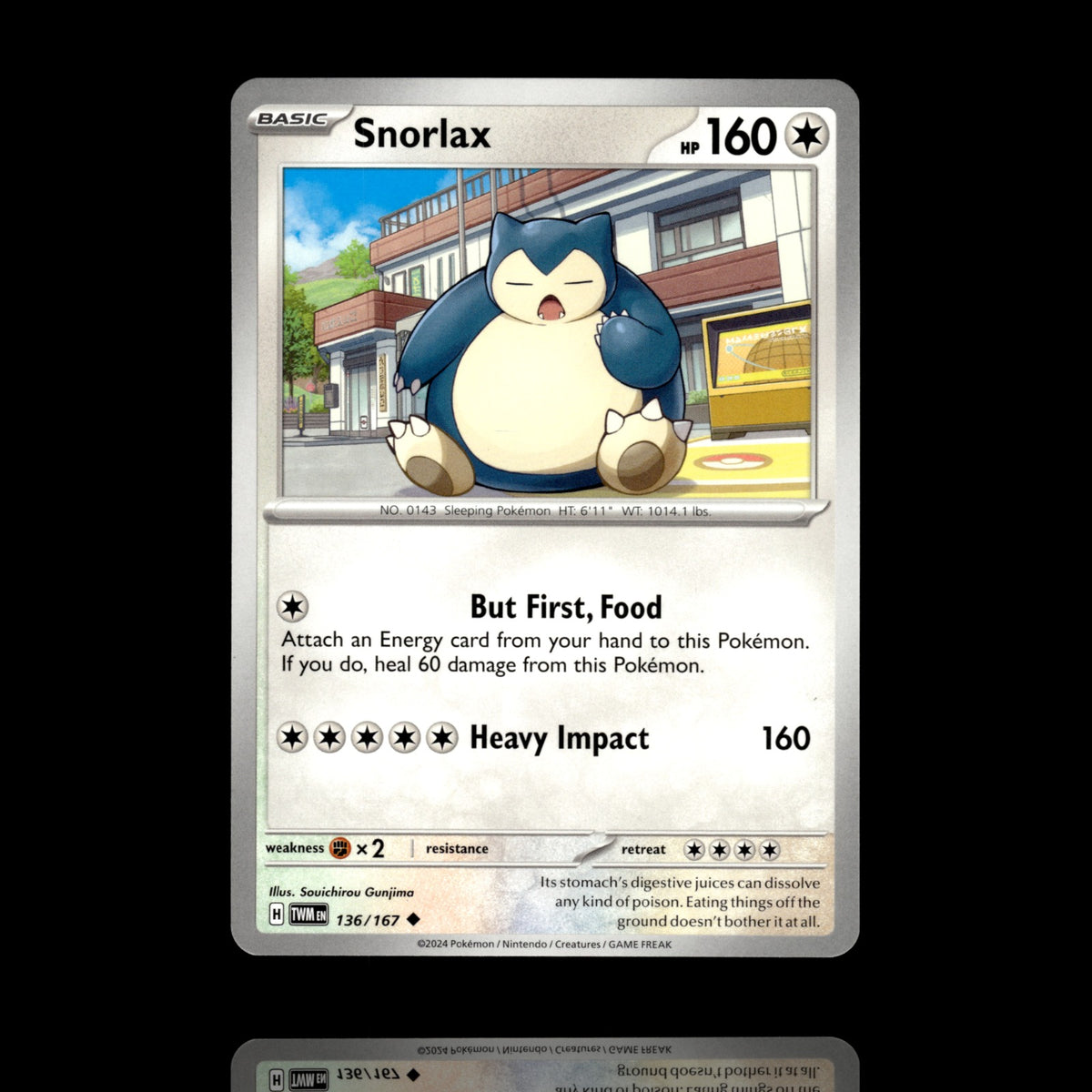 ▸ Snorlax | SV06: Twilight Masquerade | Uncommon | 136/167 | NM