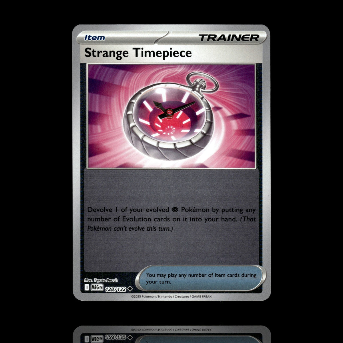 ▸ Strange Timepiece | ME01: Mega Evolution | Reverse Holo | 128/132 | NM