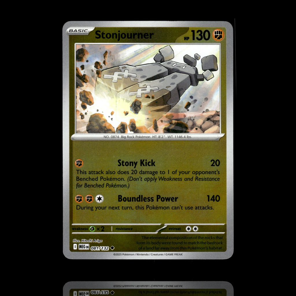 ▸ Stonjourner | ME01: Mega Evolution | Reverse Holo | 081/132 | NM