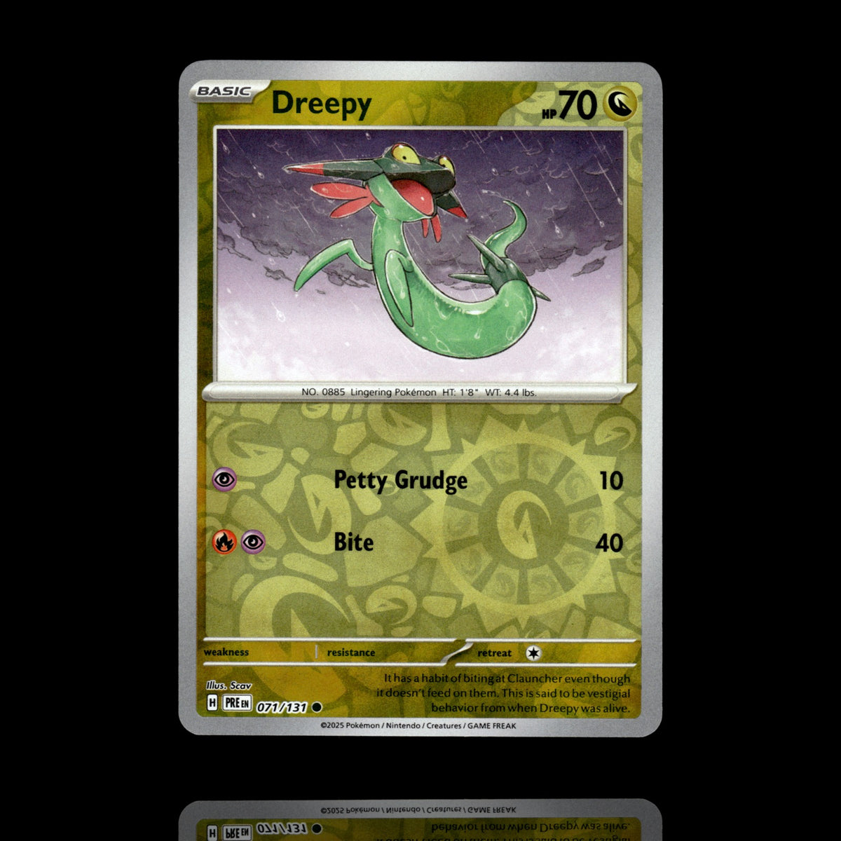 ▸ Dreepy | SV: Prismatic Evolutions | Reverse Holo | 071/131 | NM