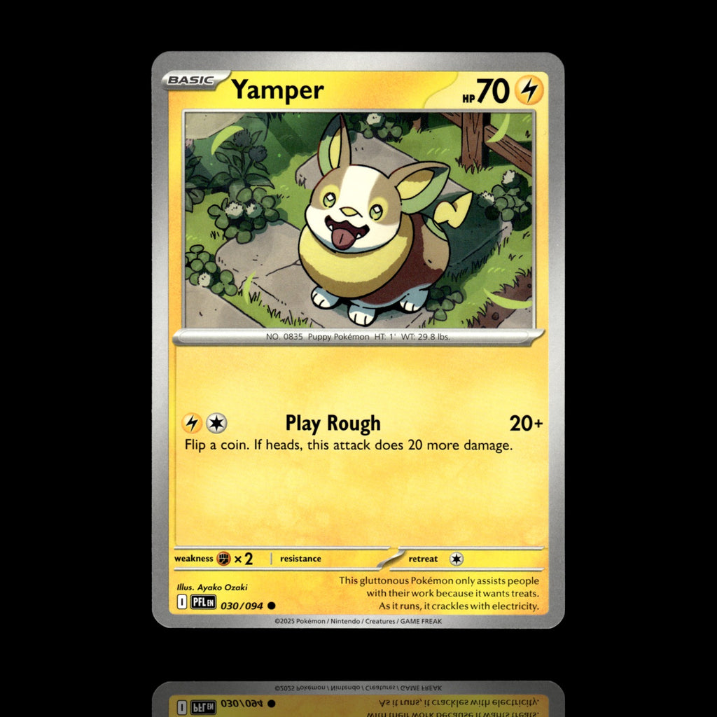 ▸ Yamper | ME02: Phantasmal Flames | Common | 030/094 | NM