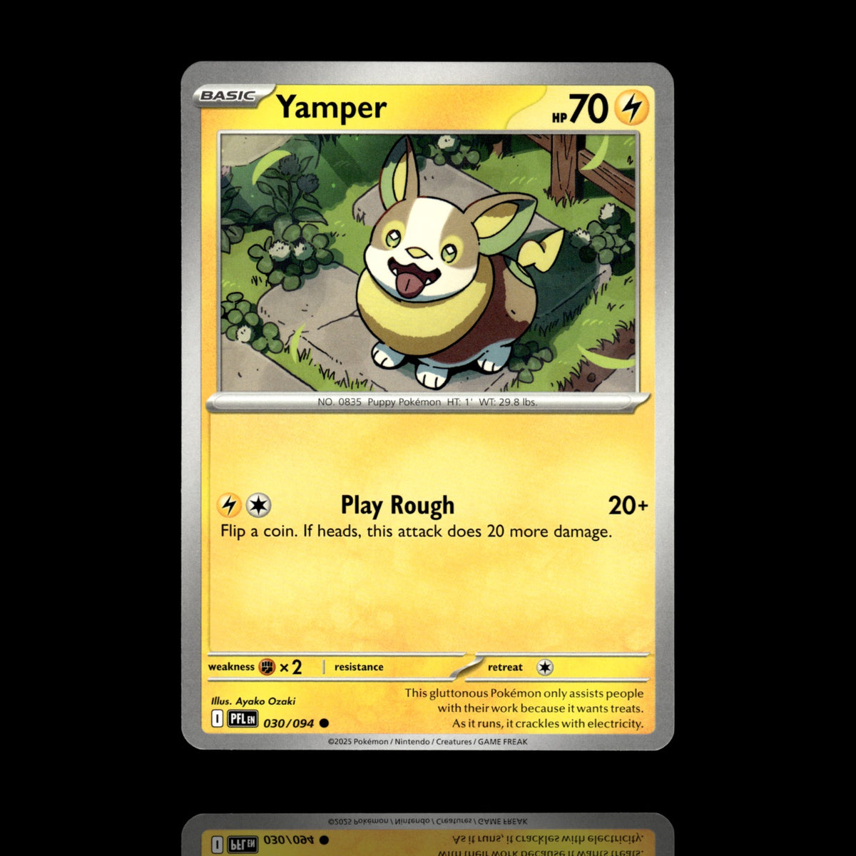 ▸ Yamper | ME02: Phantasmal Flames | Common | 030/094 | NM