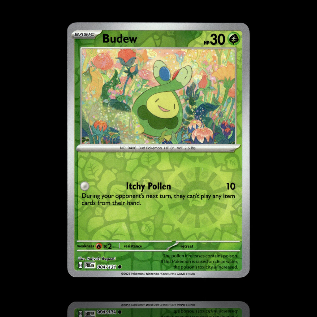 ▸ Budew | SV: Prismatic Evolutions | Reverse Holo | 004/131 | NM