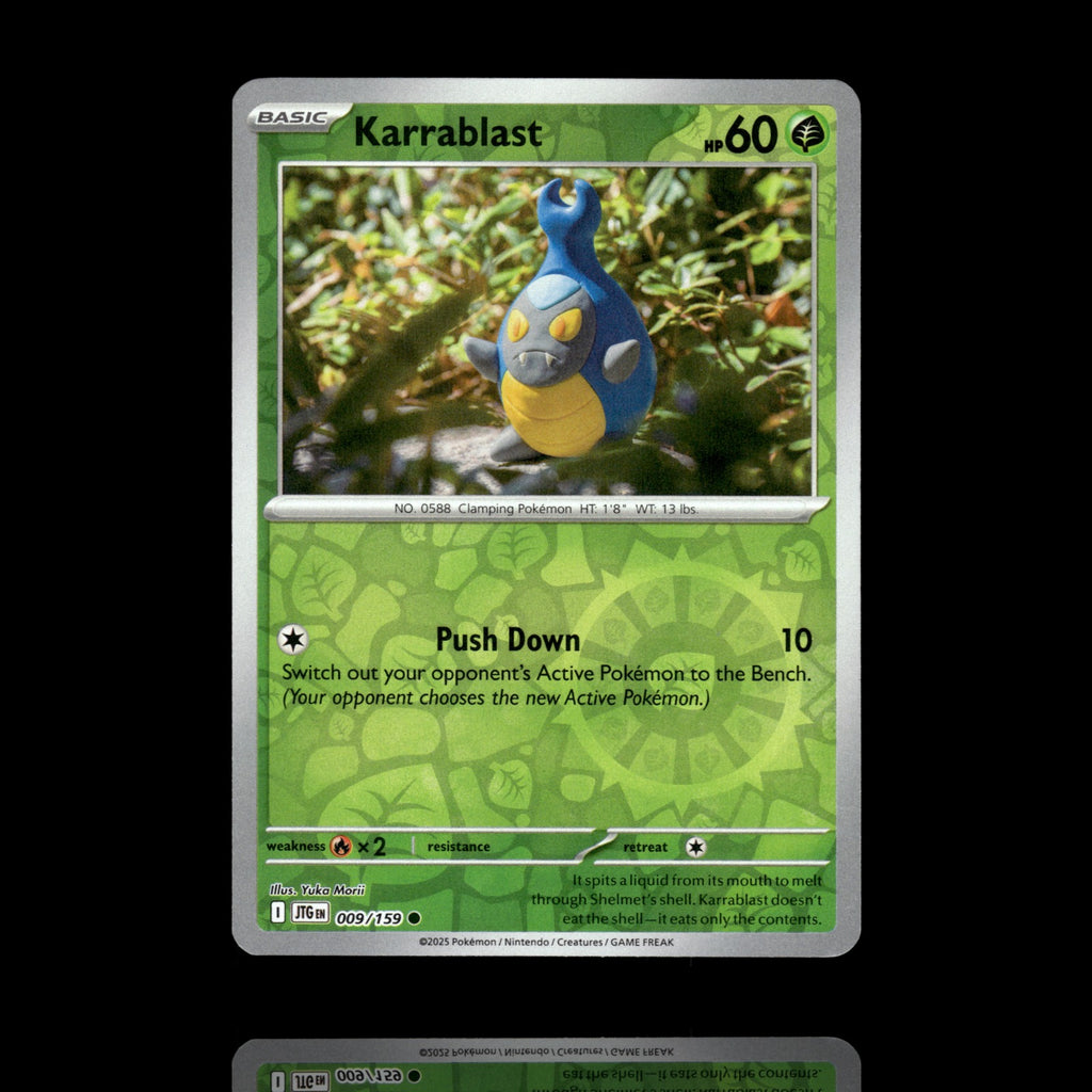 ▸ Karrablast | SV09: Journey Together | Reverse Holo | 009/159 | NM