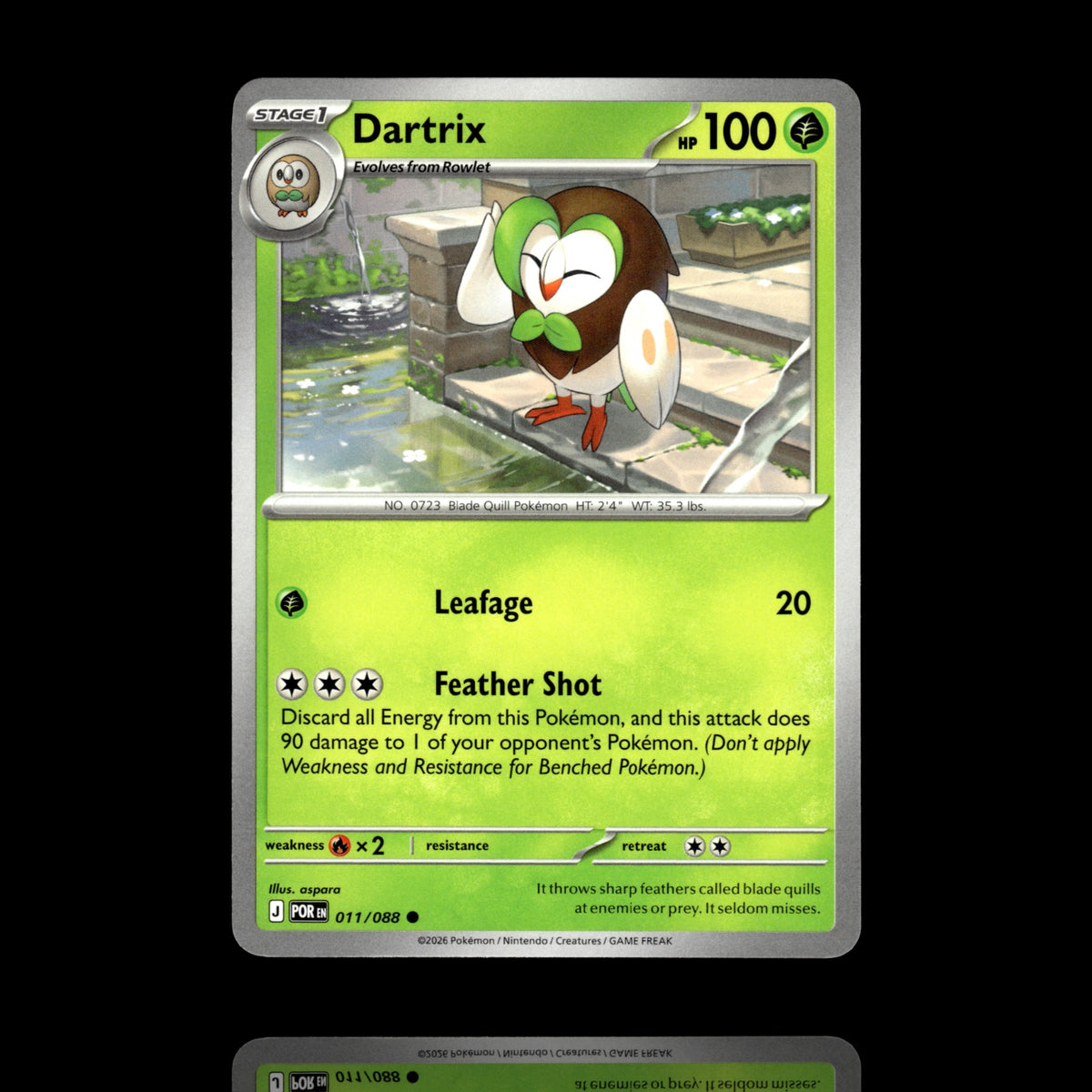 ▸ Dartrix | ME03: Perfect Order | Common | 011/088 | NM