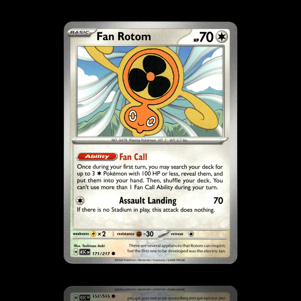 ▸ Fan Rotom | ME: Ascended Heroes | Common | 171/217 | NM