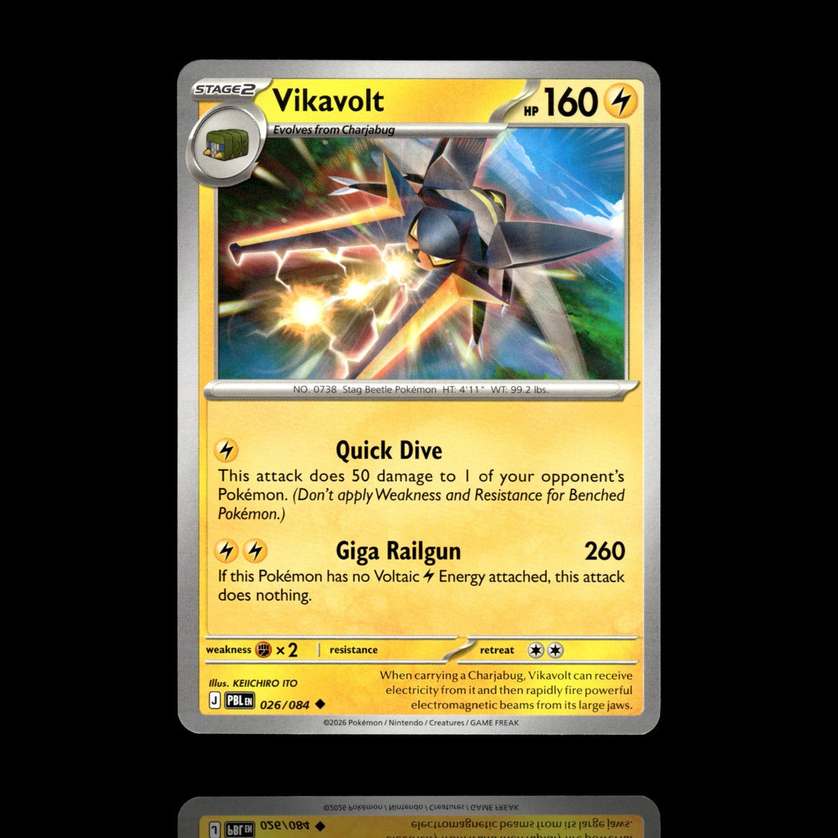 ▸ Vikavolt | ME05: Pitch Black | Uncommon | 026/084 | NM