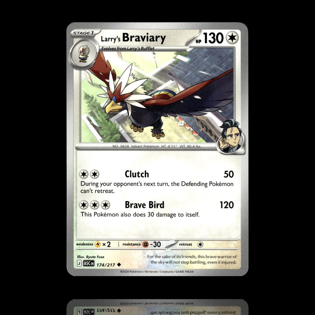 ▸ Larry's Braviary | ME: Ascended Heroes | Uncommon | 174/217 | NM