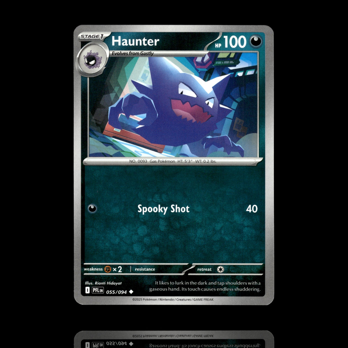 ▸ Haunter | ME02: Phantasmal Flames | Uncommon | 055/094 | NM