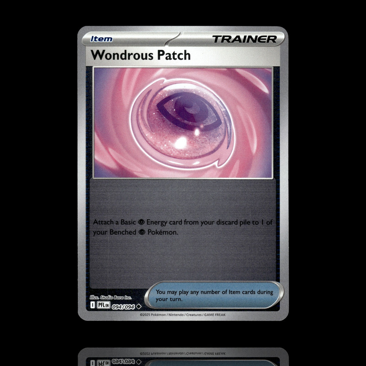 ▸ Wondrous Patch | ME02: Phantasmal Flames | Reverse Holo | 094/094 | NM