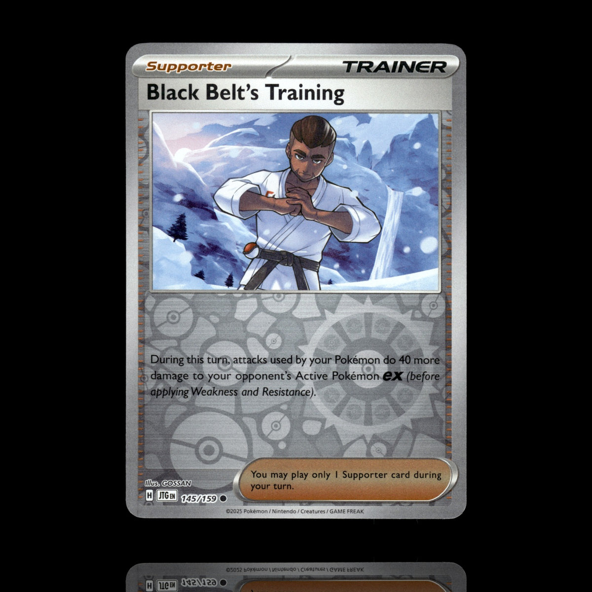 ▸ Black Belt's Training | SV09: Journey Together | Reverse Holo | 145/159 | NM