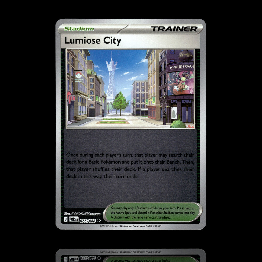 ▸ Lumiose City | ME03 Perfect Order | Reverse Holo | 077/088 | NM
