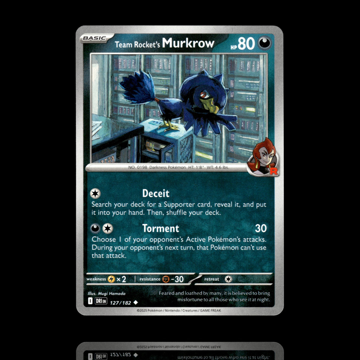 ▸ Team Rocket's Murkrow | SV10: Destined Rivals | Uncommon | 127/182 | NM