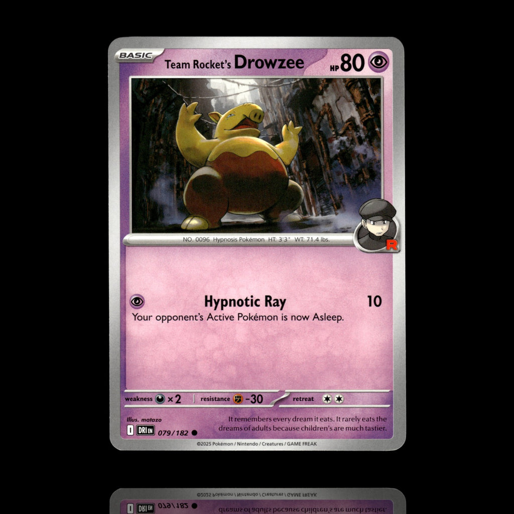 ▸ Team Rocket's Drowzee | SV10: Destined Rivals | Common | 079/182 | NM