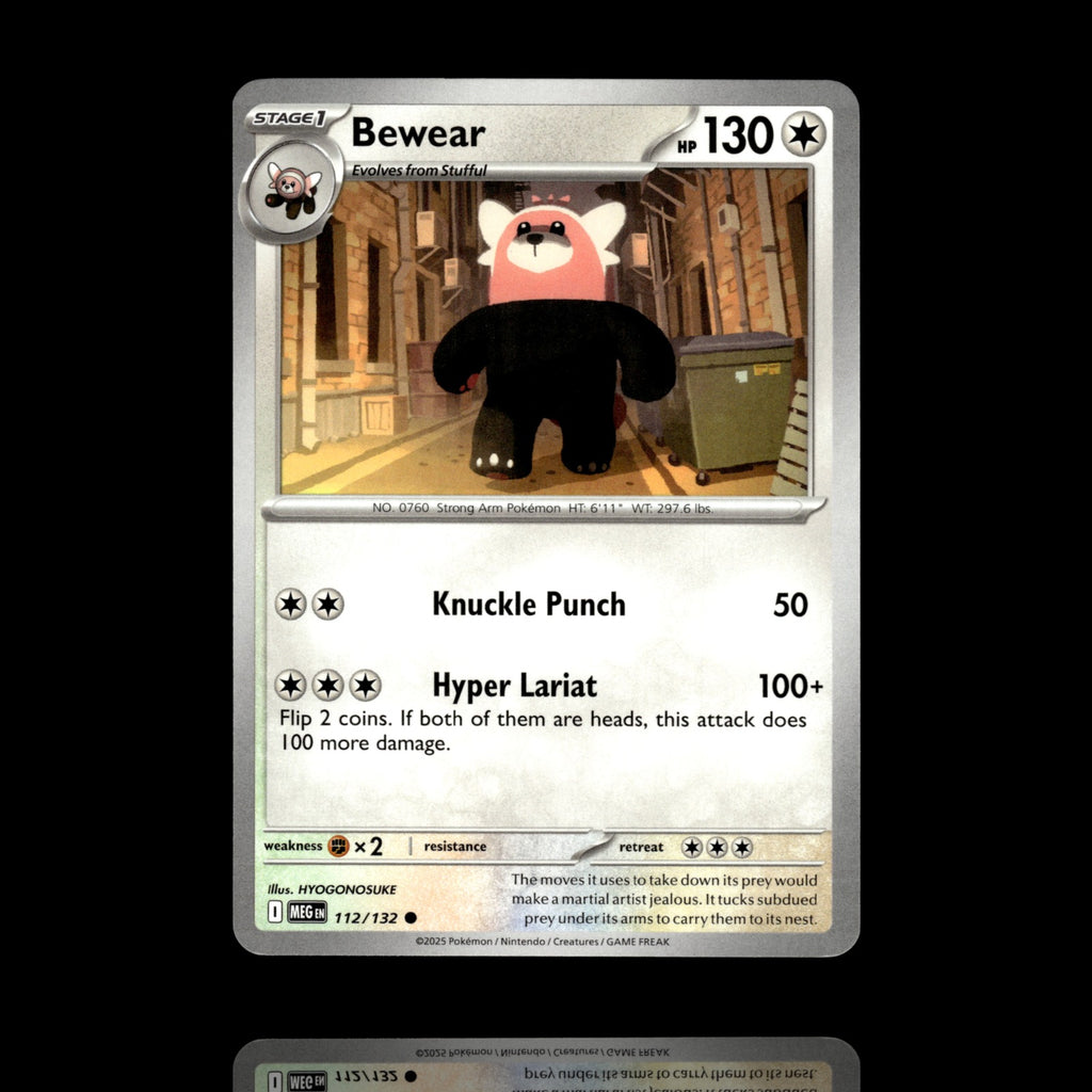 ▸ Bewear | ME01: Mega Evolution | Common | 112/132 | NM