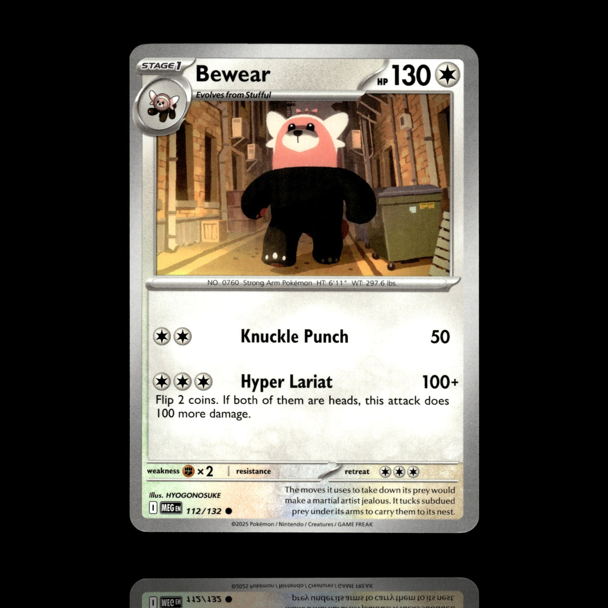 ▸ Bewear | ME01: Mega Evolution | Common | 112/132 | NM