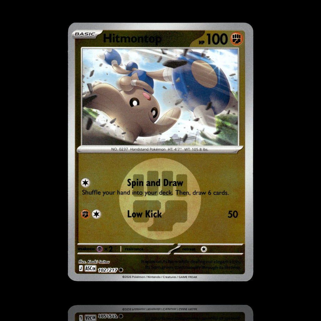 ▸ Hitmontop | ME: Ascended Heroes | Energy Reverse Holo | 102/217 | NM