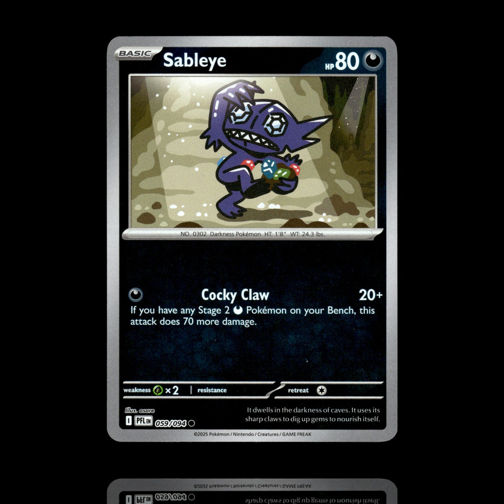 ▸ Sableye | ME02: Phantasmal Flames | Reverse Holo | 059/094 | NM