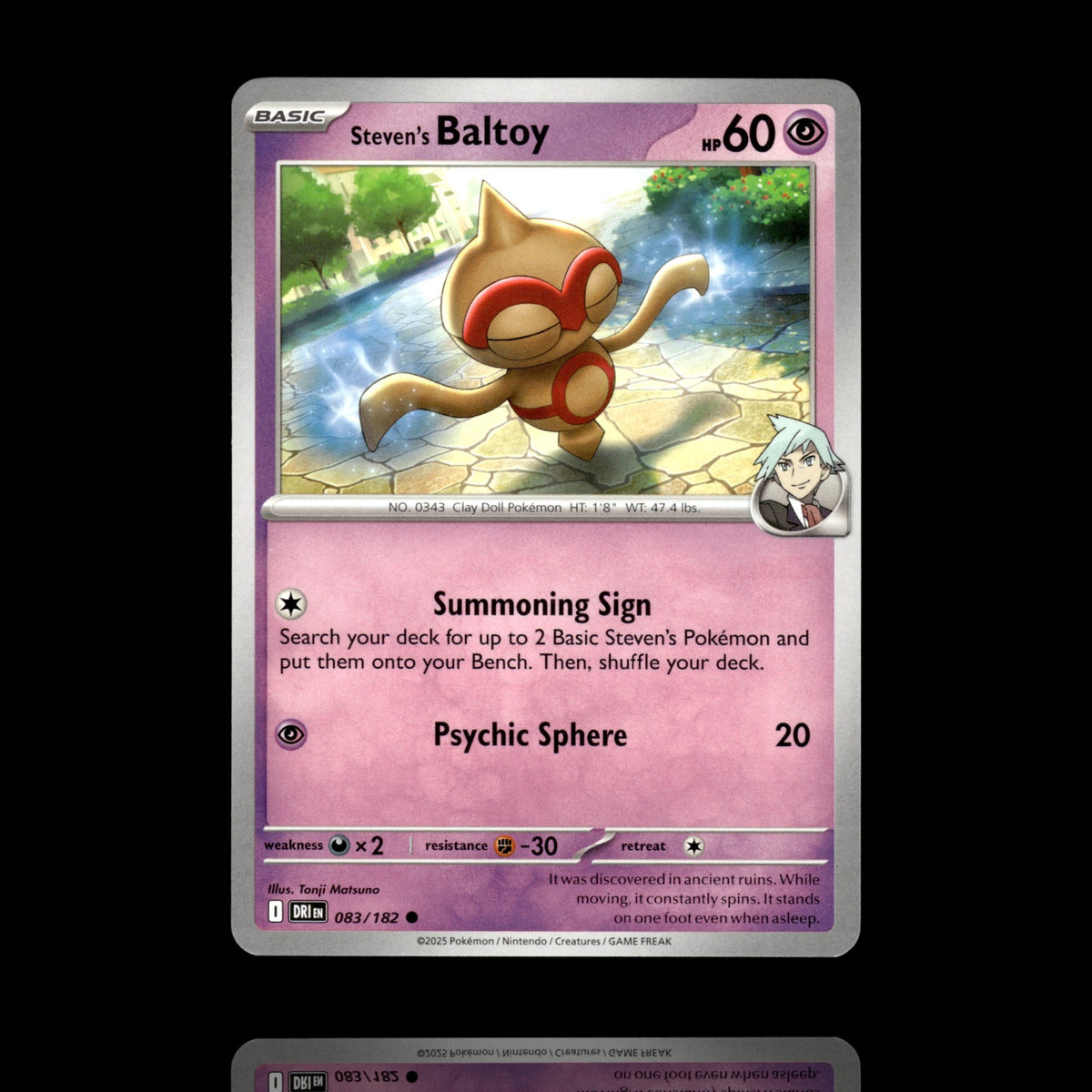 ▸ Steven's Baltoy | SV10: Destined Rivals | Common | 083/182 | NM