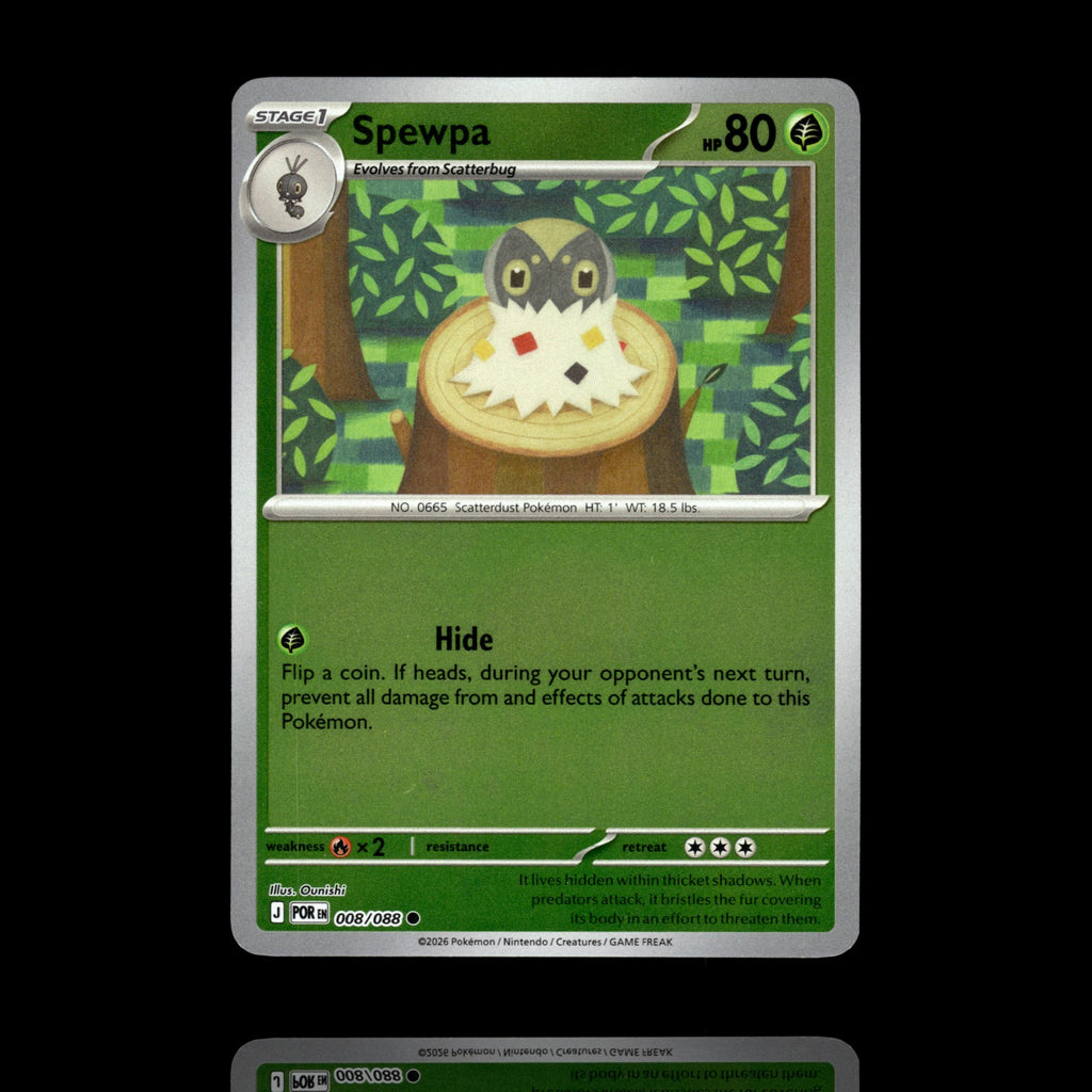 ▸ Spewpa | ME03 Perfect Order | Reverse Holo | 008/088 | NM