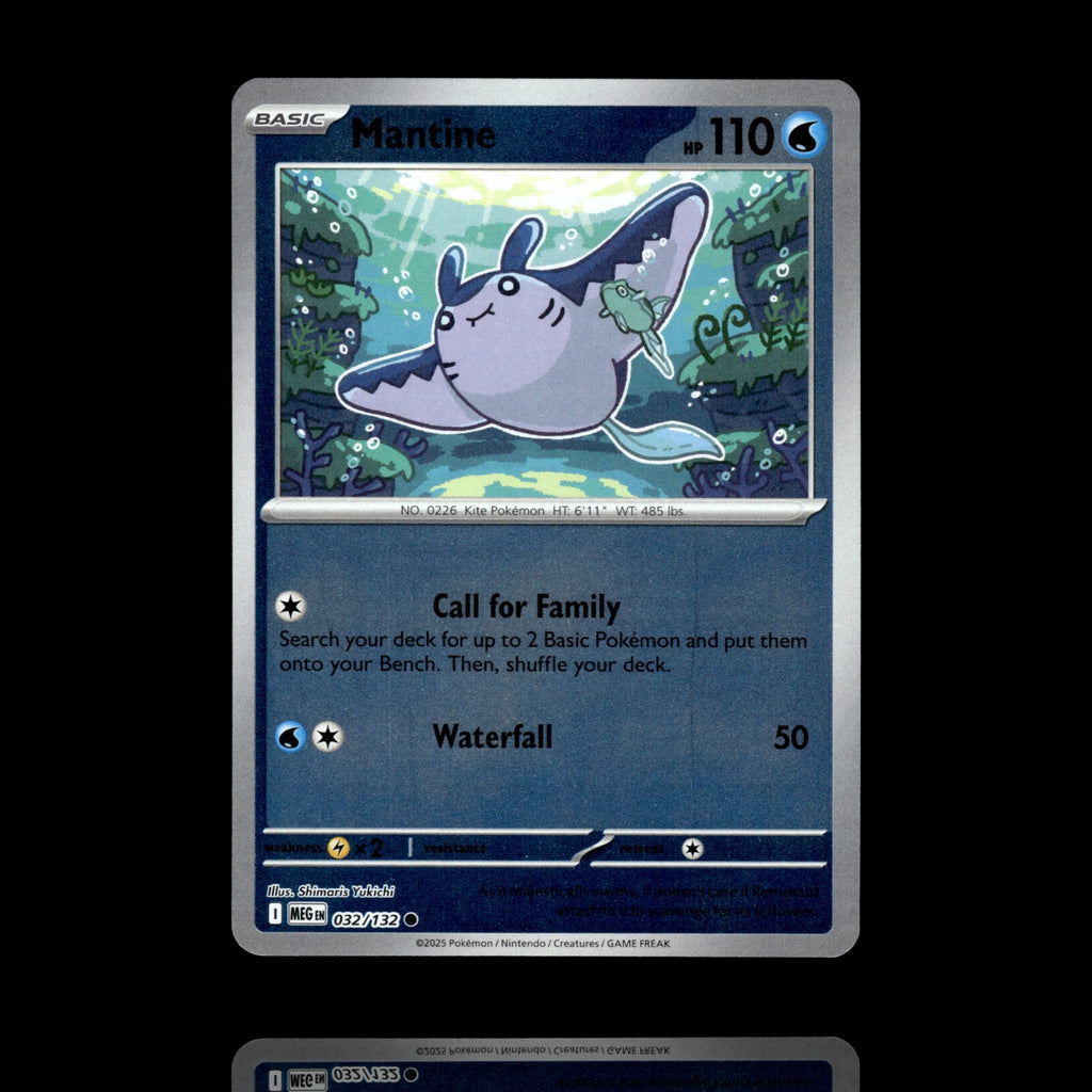 ▸ Mantine | ME01: Mega Evolution | Reverse Holo | 032/132 | NM