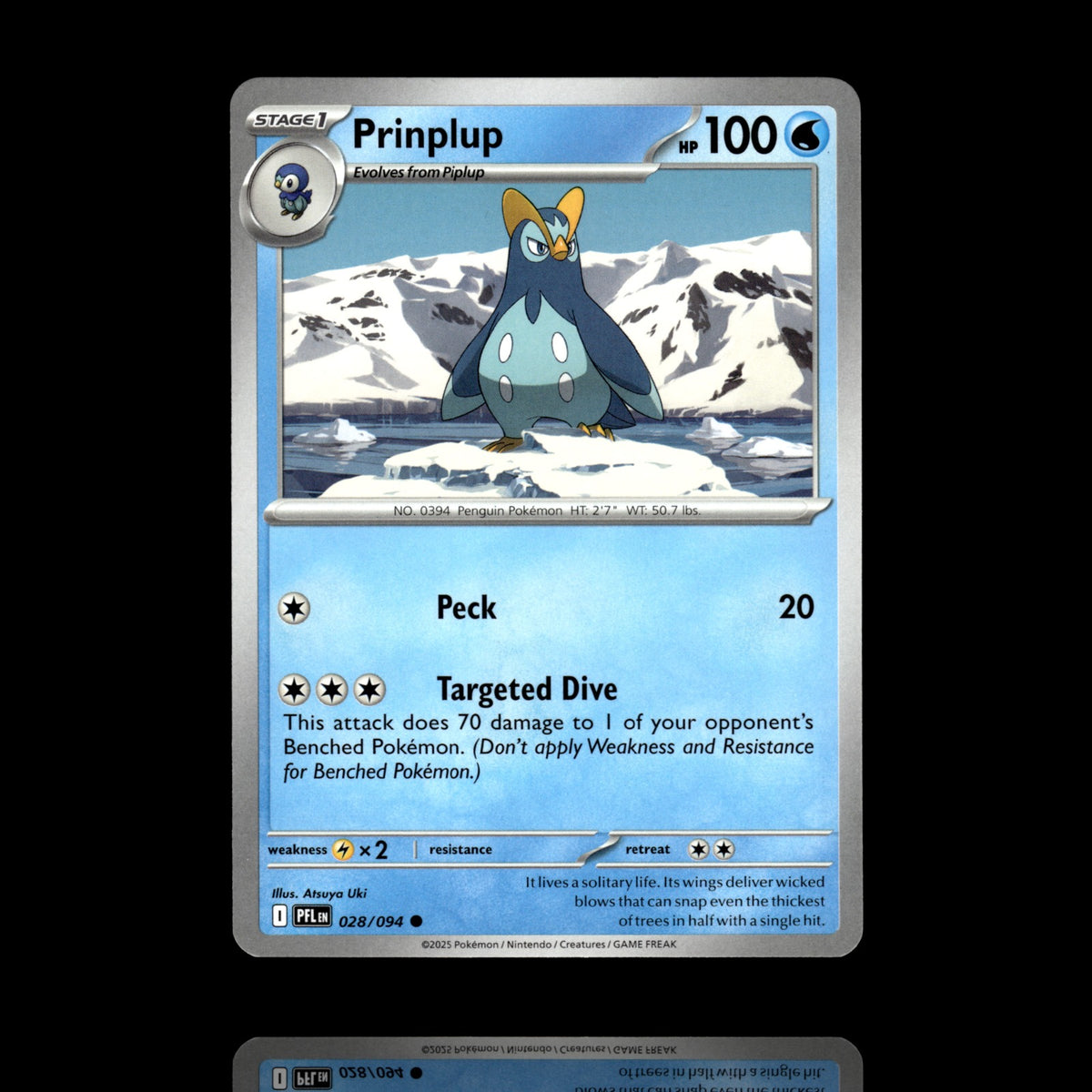 ▸ Prinplup | ME02: Phantasmal Flames | Common | 028/094 | NM
