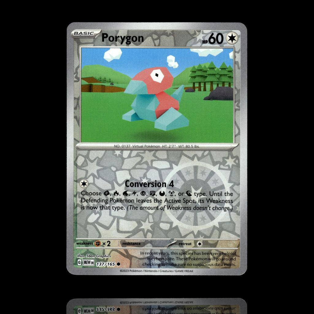 ▸ Porygon | SV: Scarlet & Violet 151 | Reverse Holo | 137/165 | NM