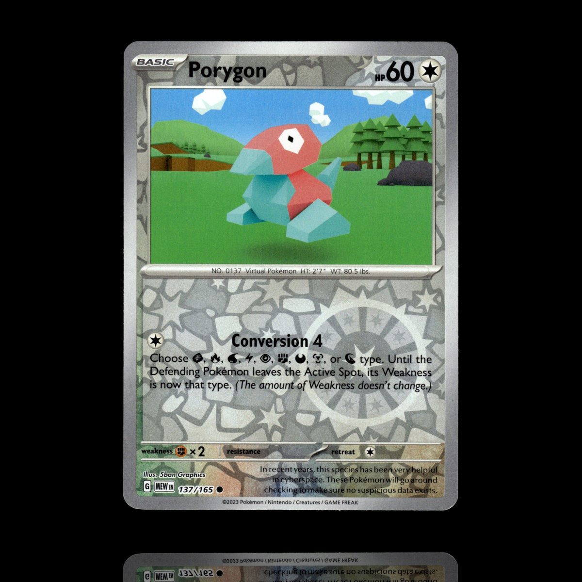 ▸ Porygon | SV: Scarlet & Violet 151 | Reverse Holo | 137/165 | NM