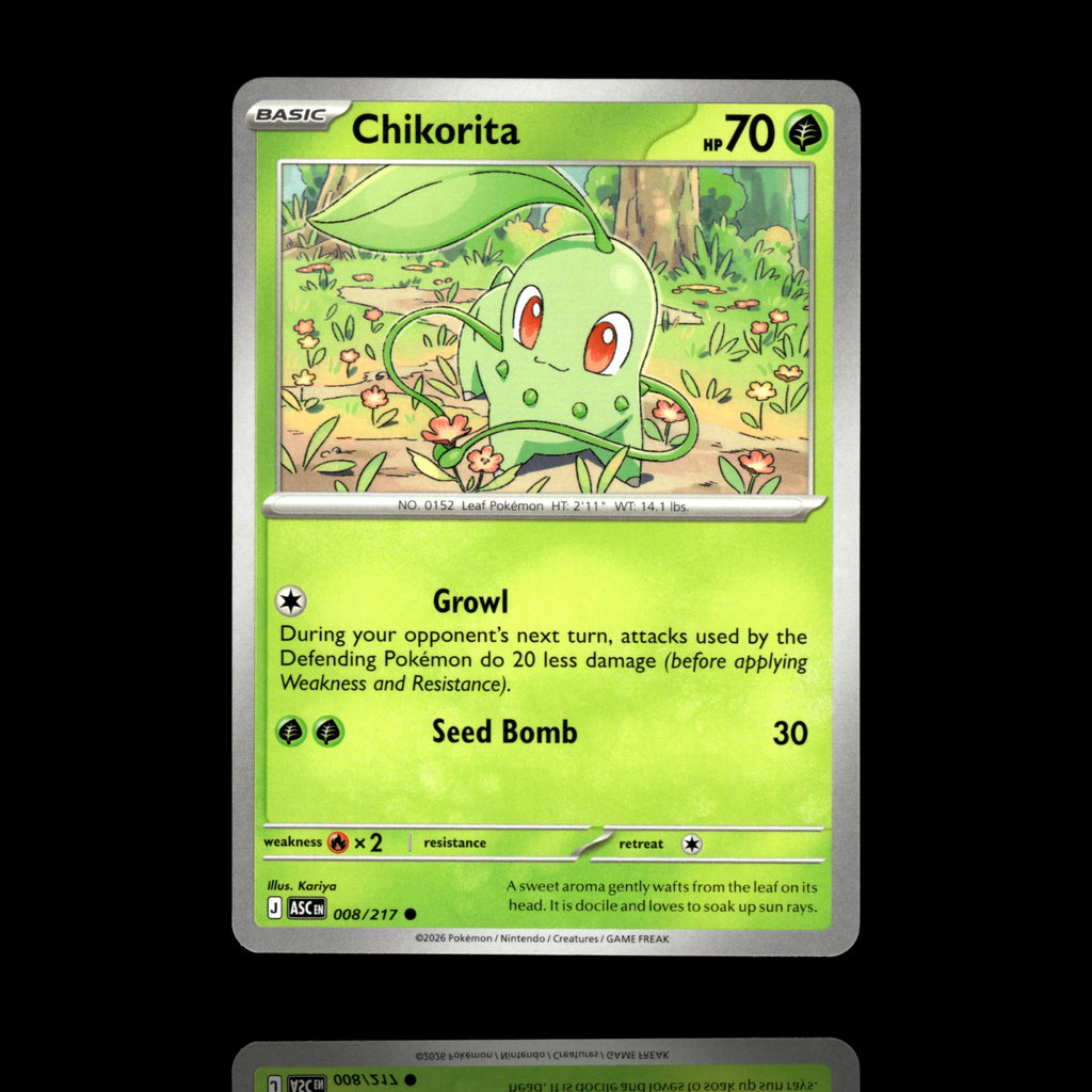 ▸ Chikorita | ME: Ascended Heroes | Common | 008/217 | NM
