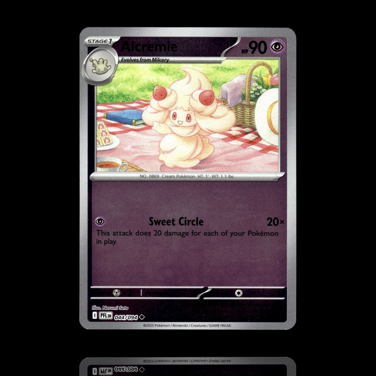 ▸ Alcremie | ME02: Phantasmal Flames | Reverse Holo | 044/094 | NM