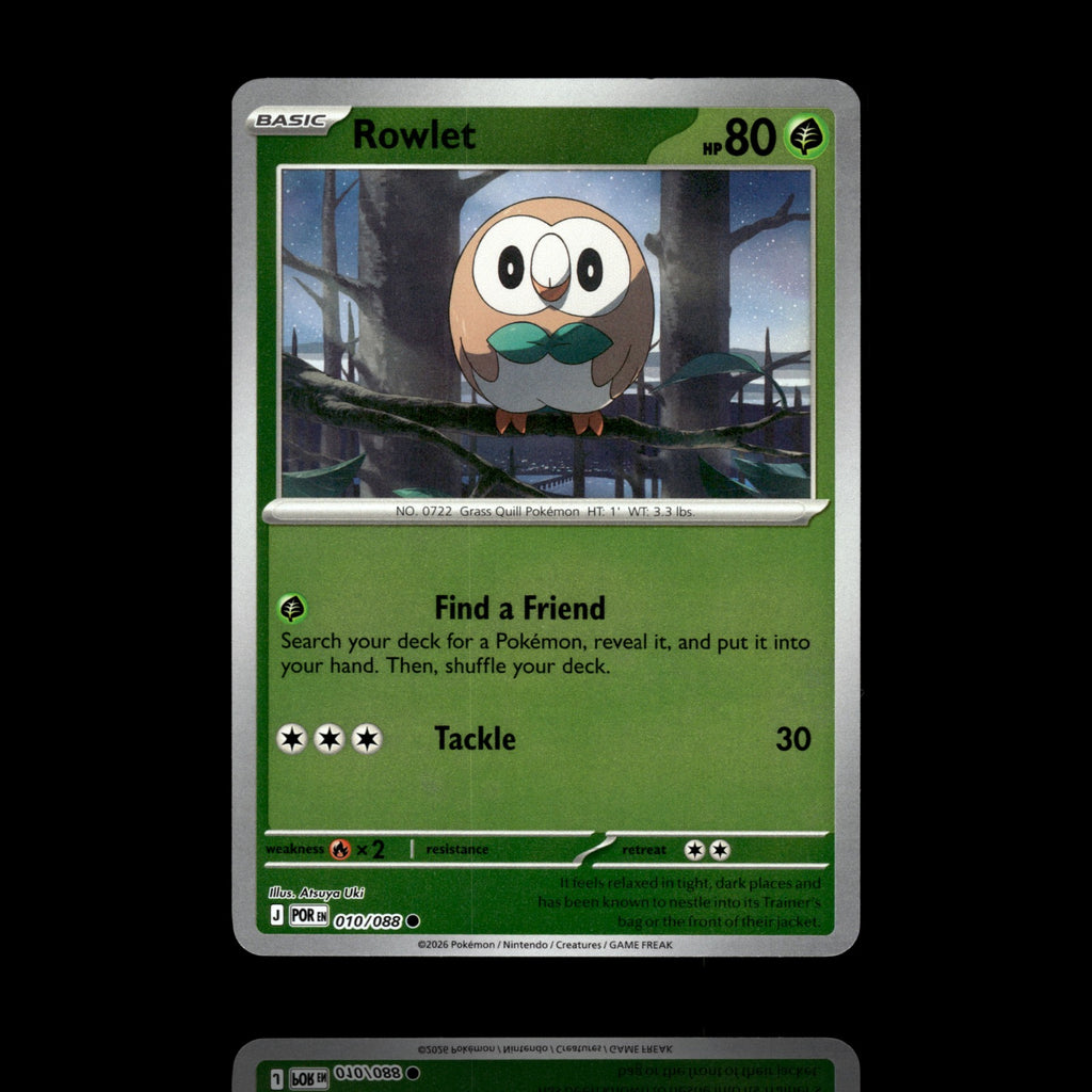 ▸ Rowlet | ME03: Perfect Order | Reverse Holo | 010/088 | NM