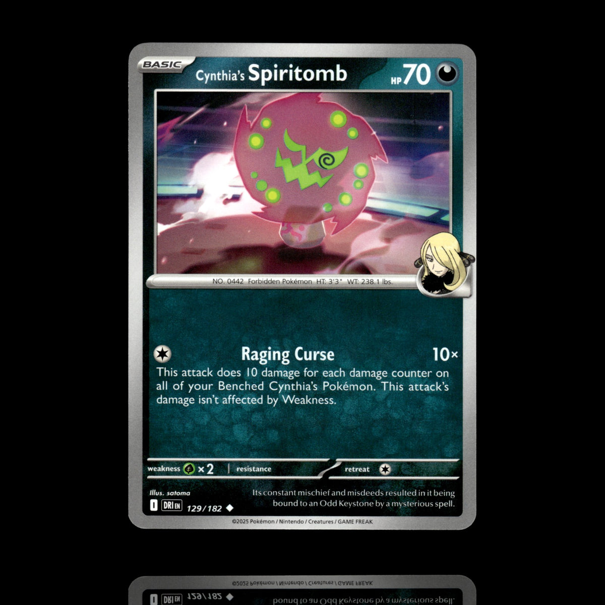 ▸ Cynthia's Spiritomb | SV10: Destined Rivals | Uncommon | 129/182 | NM