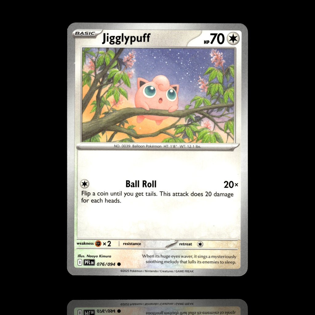 ▸ Jigglypuff | ME02: Phantasmal Flames | Common | 076/094 | NM