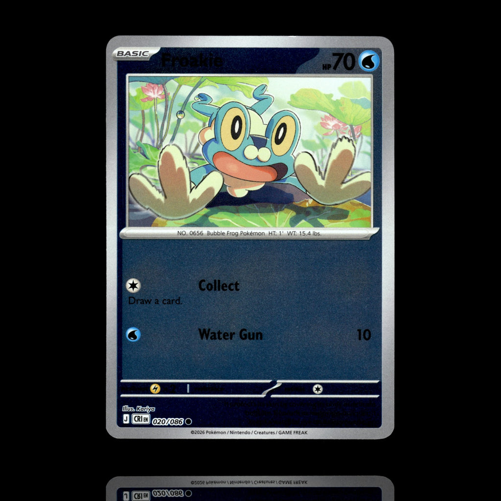 ▸ Froakie | ME04: Chaos Rising | Reverse Holo | 020/086 | NM