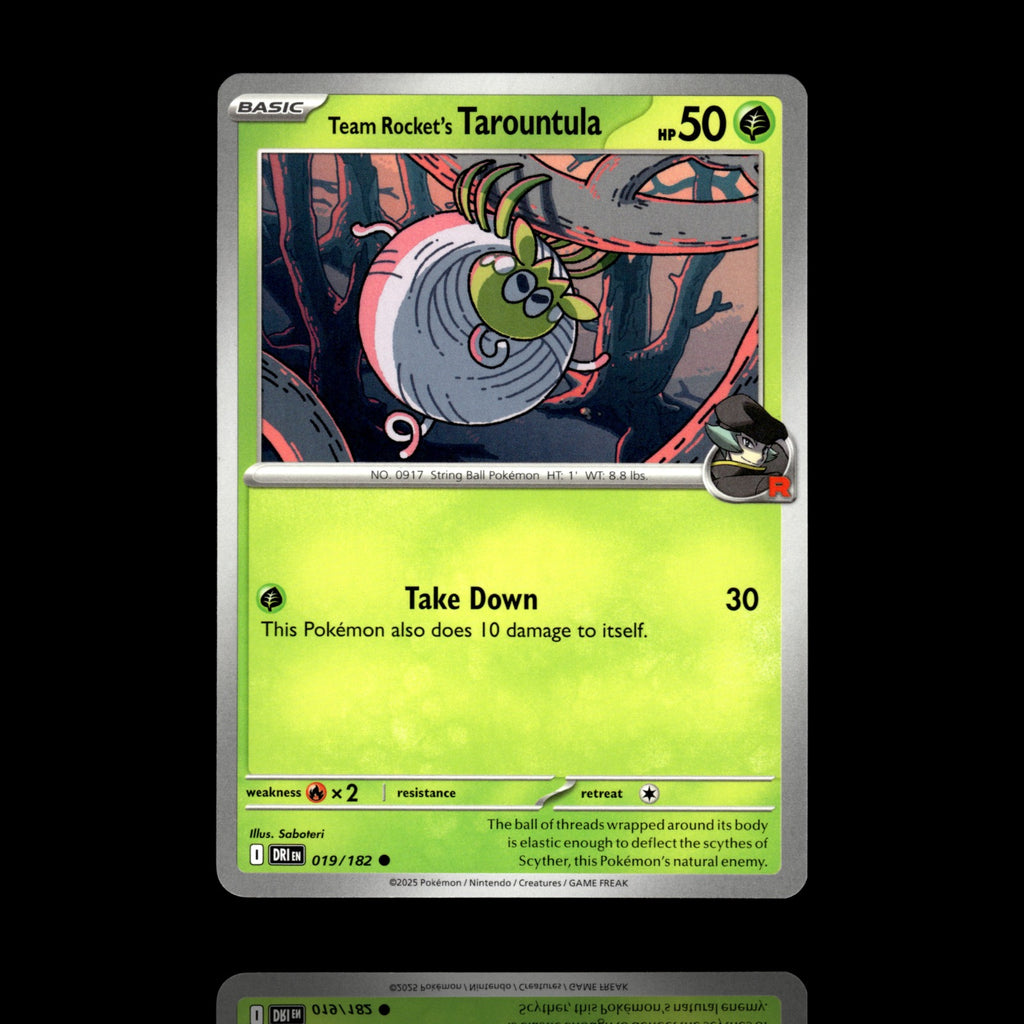 ▸ Team Rocket's Tarountula | SV10: Destined Rivals | Common | 019/182 | NM