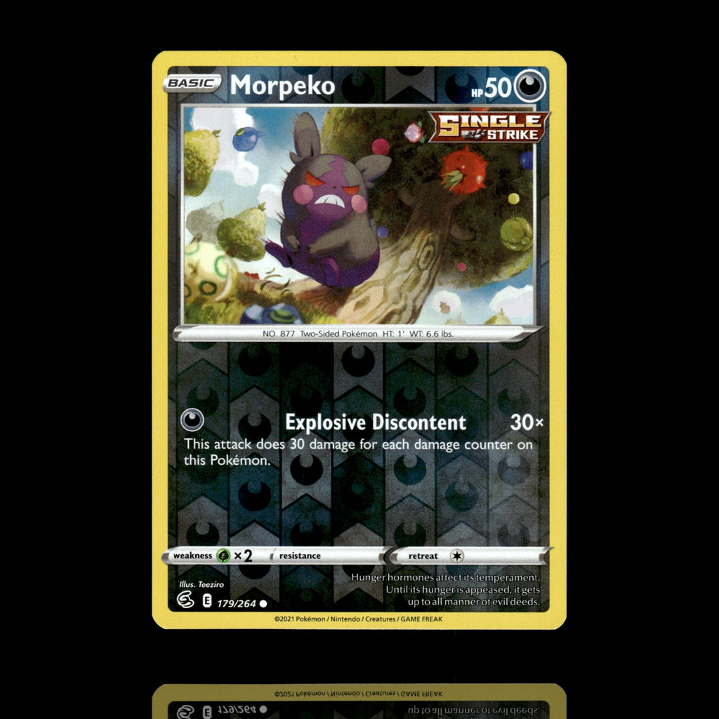 ▸ Morpeko (179) | SWSH08: Fusion Strike | Reverse Holo | 179/264 | NM