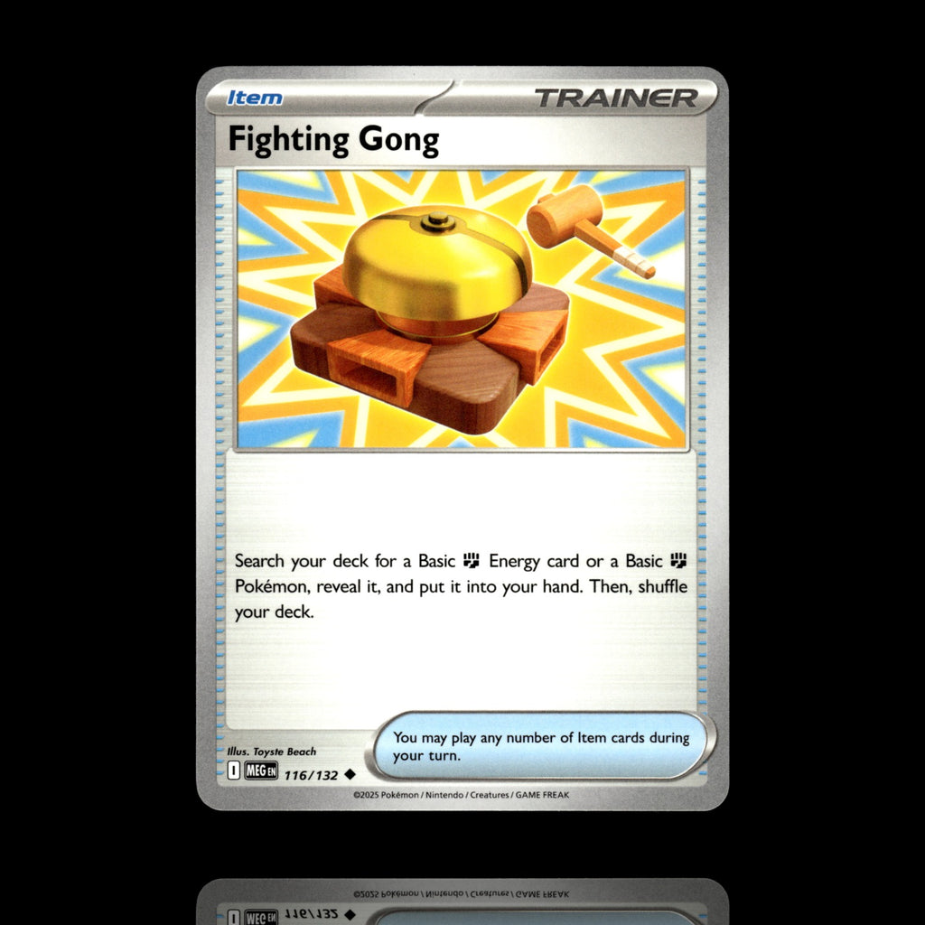 ▸ Fighting Gong | ME01: Mega Evolution | Uncommon | 116/132 | NM