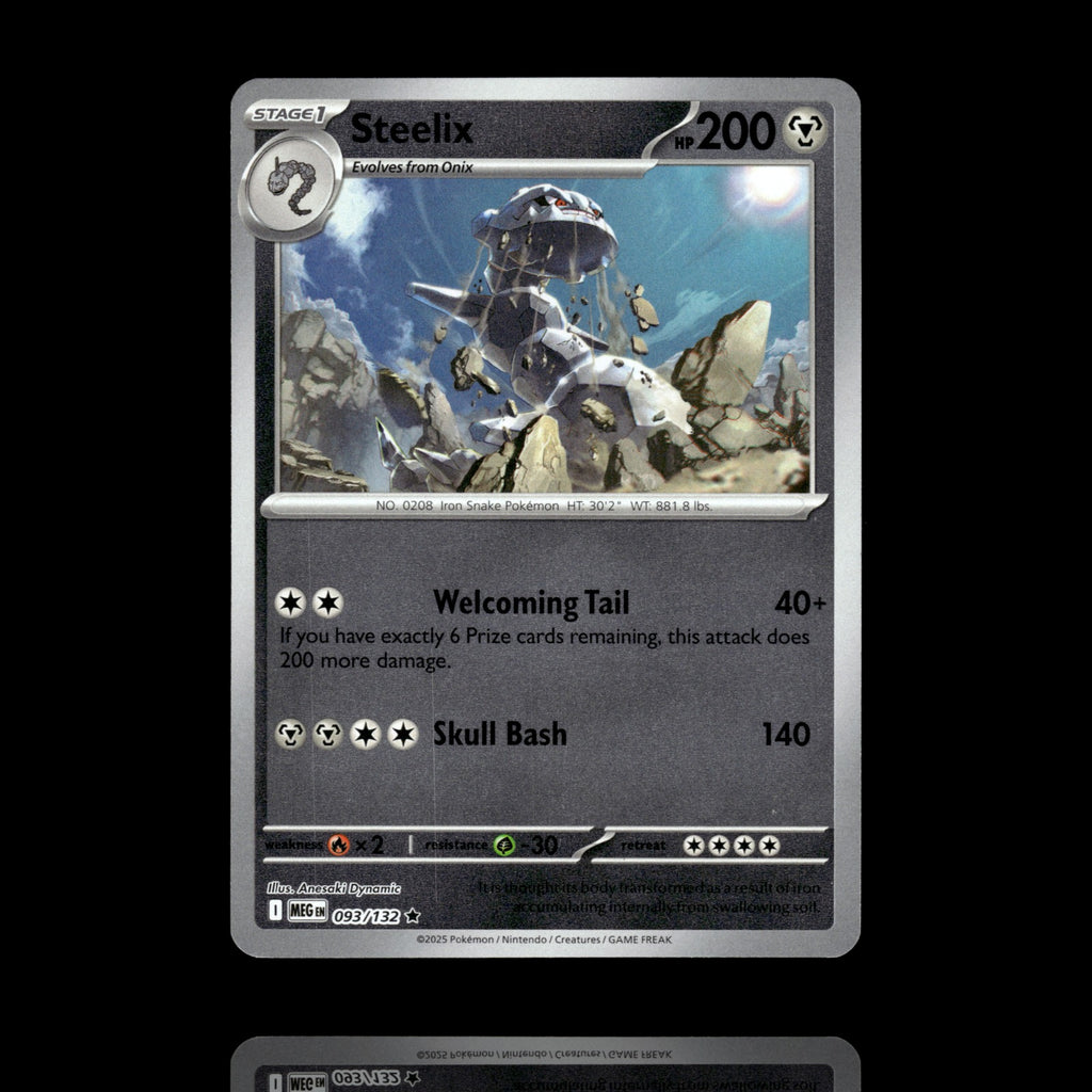 ▸ Steelix | ME01: Mega Evolution | Reverse Holo | 093/132 | NM
