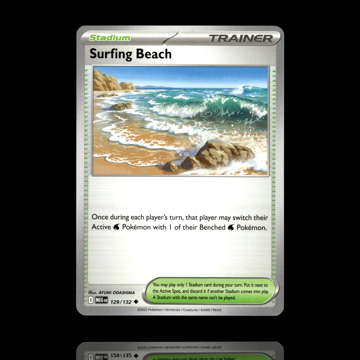 ▸ Surfing Beach | ME01: Mega Evolution | Uncommon | 129/132 | NM