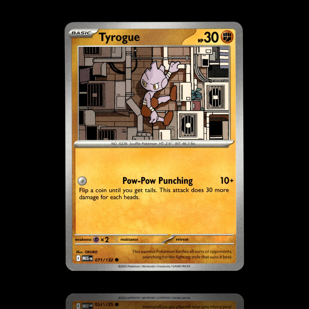 ▸ Tyrogue | ME01: Mega Evolution | Common | 071/132 | NM