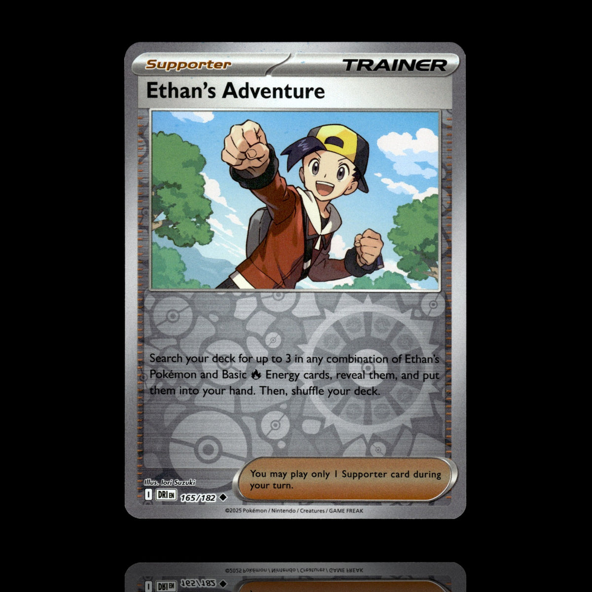 ▸ Ethan's Adventure | SV10: Destined Rivals | Reverse Holo | 165/182 | NM