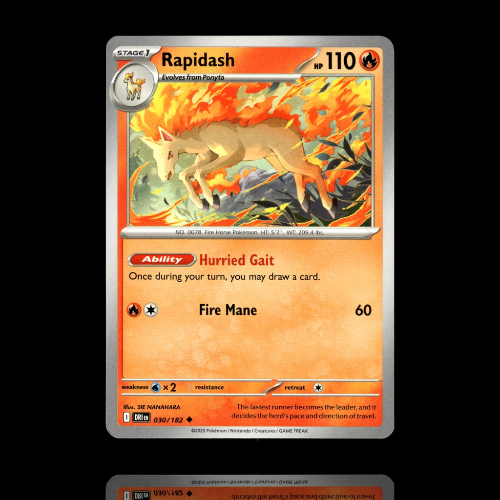 ▸ Rapidash | SV10: Destined Rivals | Uncommon | 030/182 | NM