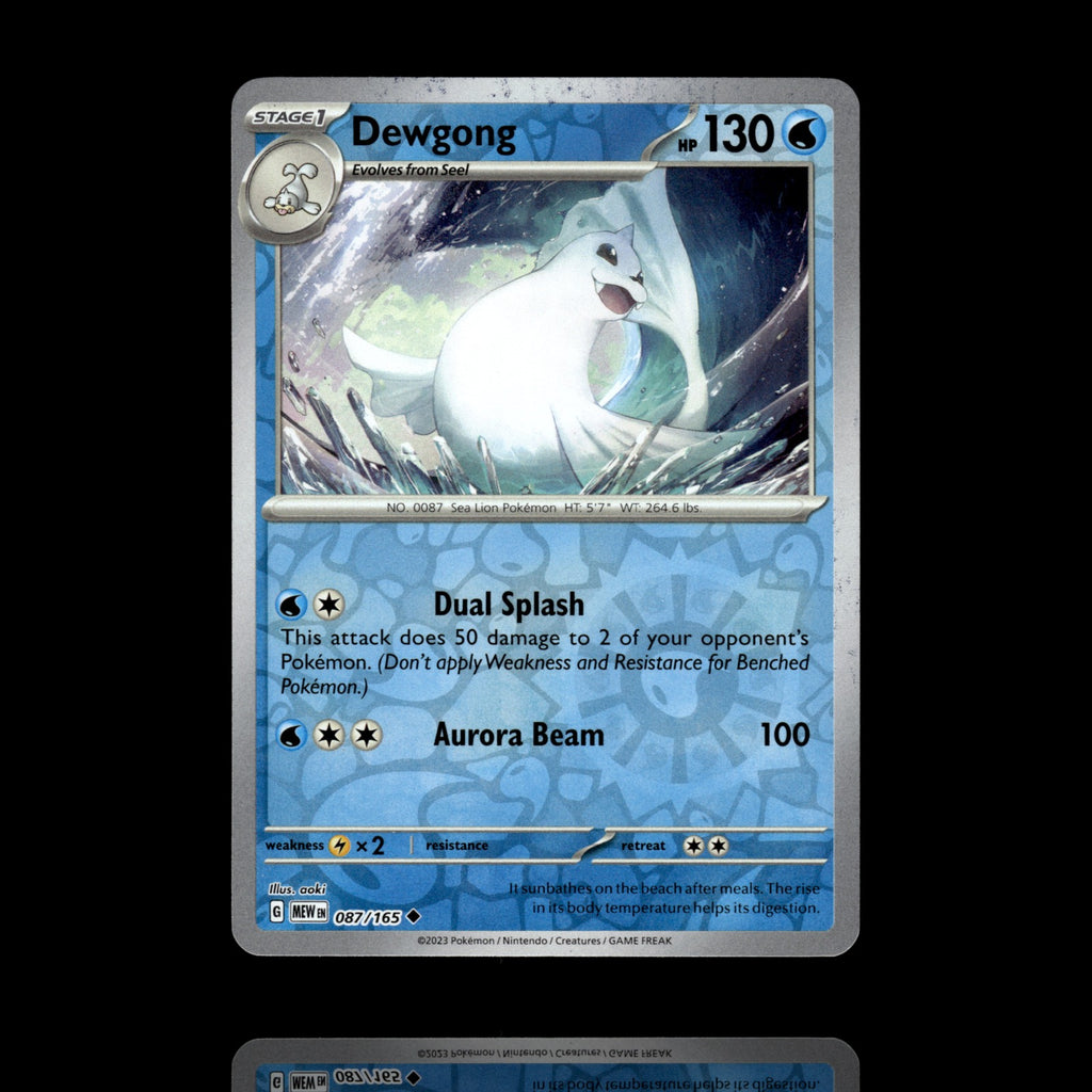 ▸ Dewgong | SV: Scarlet & Violet 151 | Reverse Holo | 087/165 | NM