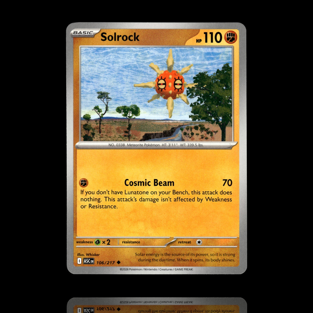 ▸ Solrock | ME: Ascended Heroes | Uncommon | 106/217 | NM