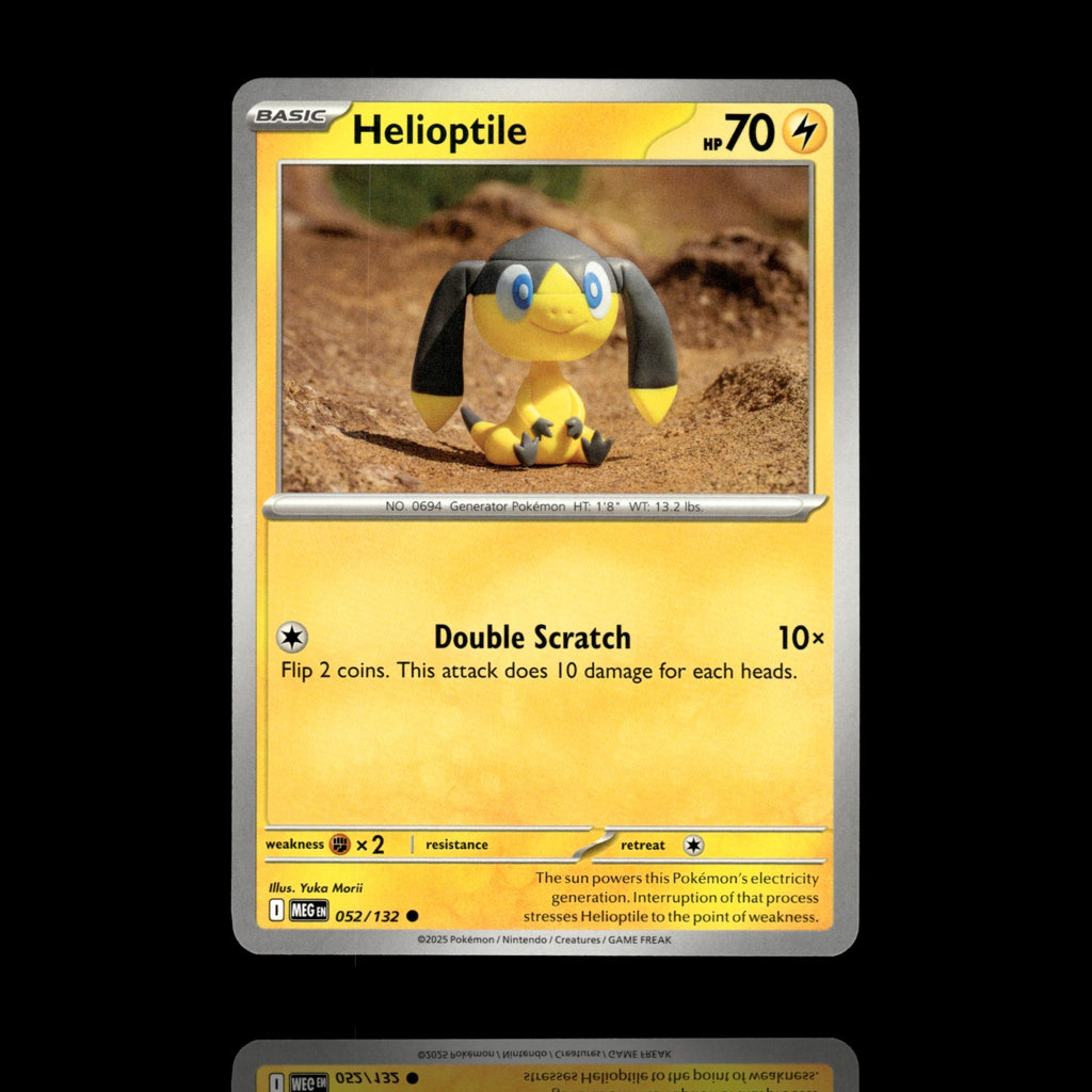 ▸ Helioptile | ME01: Mega Evolution | Common | 052/132 | NM